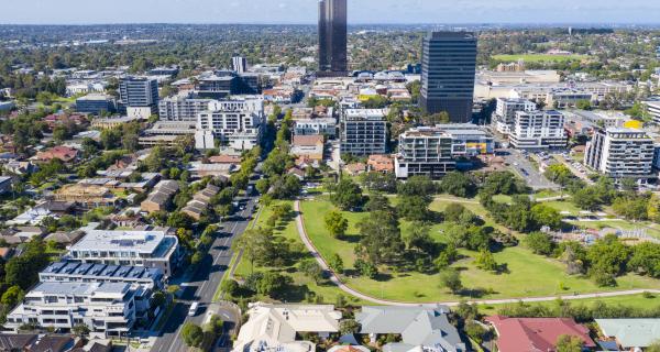 Drone Image - Box Hill and Gardens